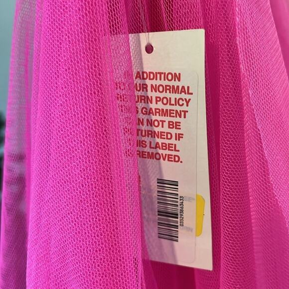 B. Darlin Sweetheart Neck Corset Ruffle Front Slit Long Dress 11/12 - Picture 3 of 6